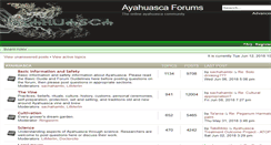 Desktop Screenshot of forums.ayahuasca.com